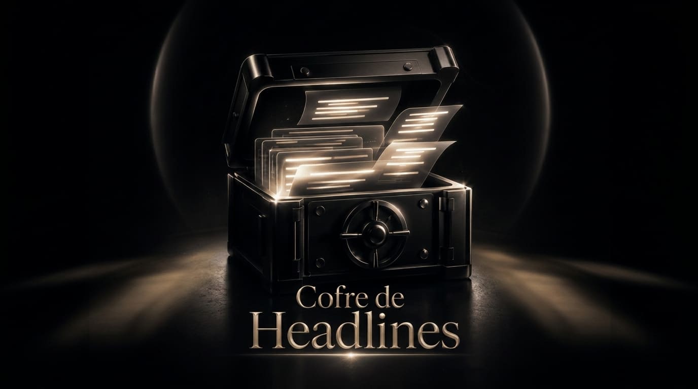 Demonstração do Cofre de Headlines