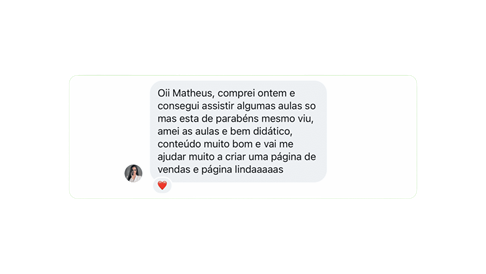 Depoimento de cliente sobre o Kit