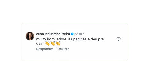 Depoimento de cliente sobre o Kit